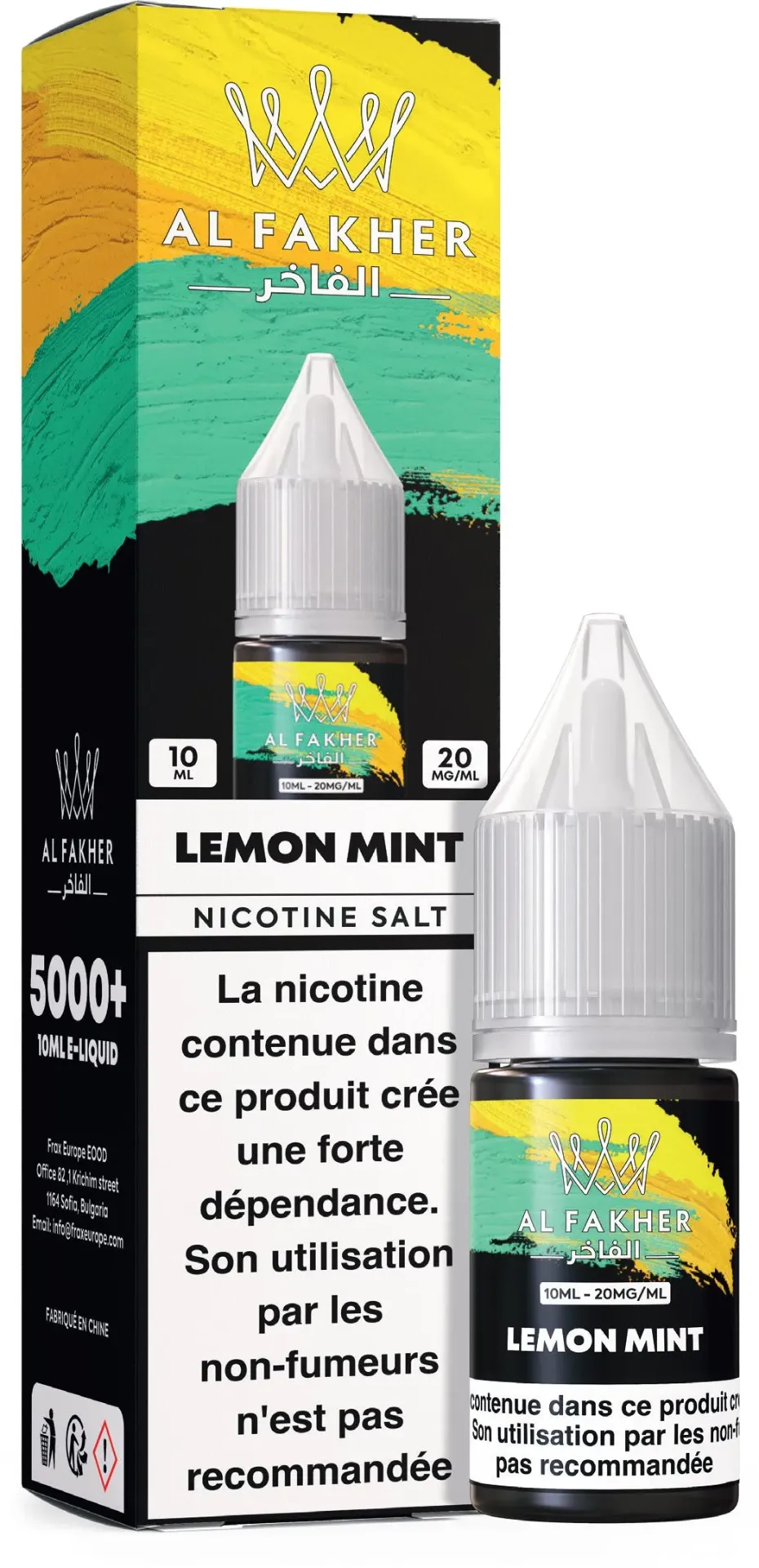 AL FAKHER E-LIQUID 10ML LEMON MINT