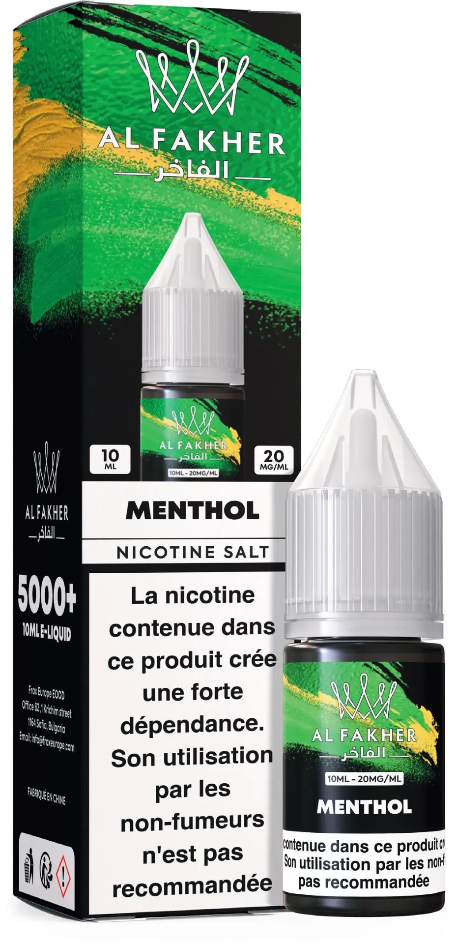 AL FAKHER E-LIQUID 10ML MENTHOL