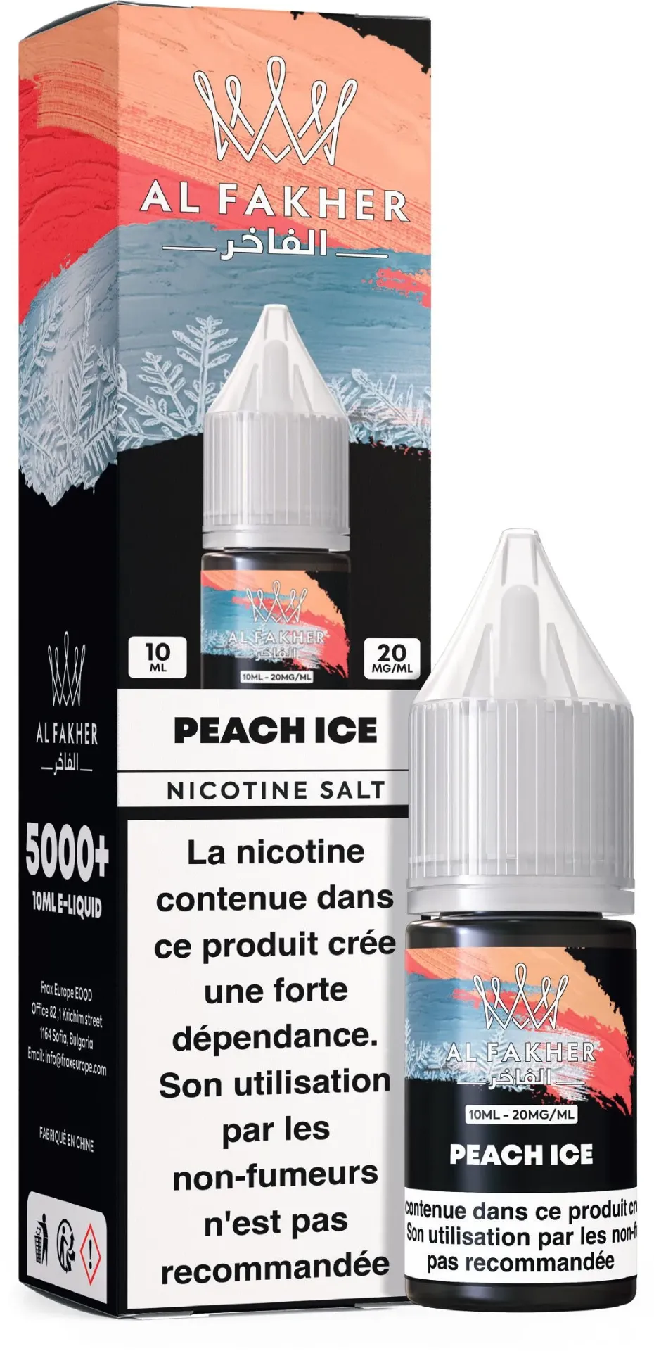 AL FAKHER E-LIQUID 10ML PEACH ICE