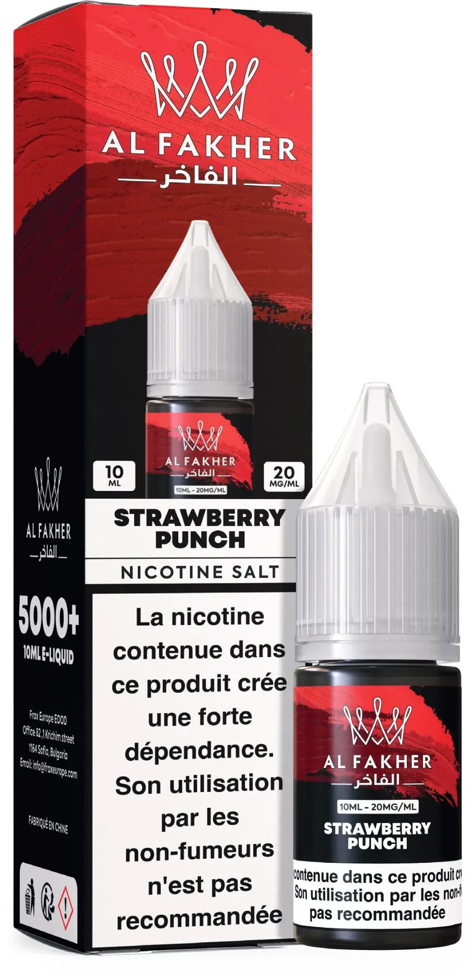 AL FAKHER E-LIQUID 10ML STRAWBERRY PUNCH