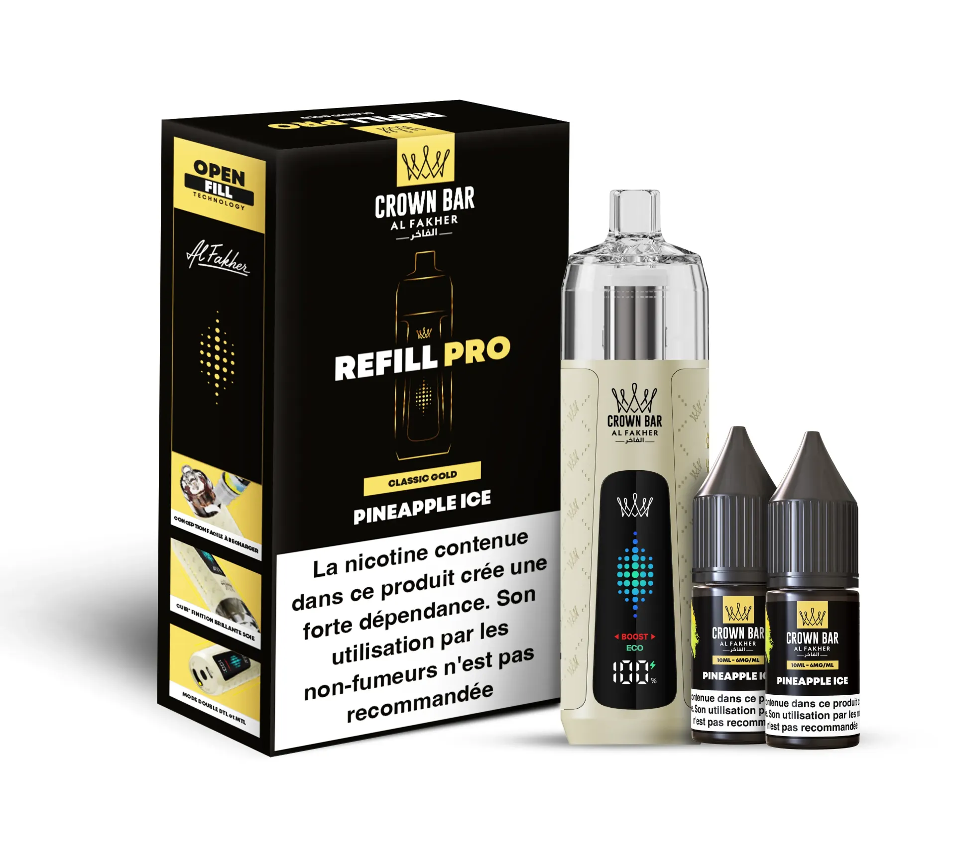 AL FAKHER REFILL PRO PINEAPPLE ICE