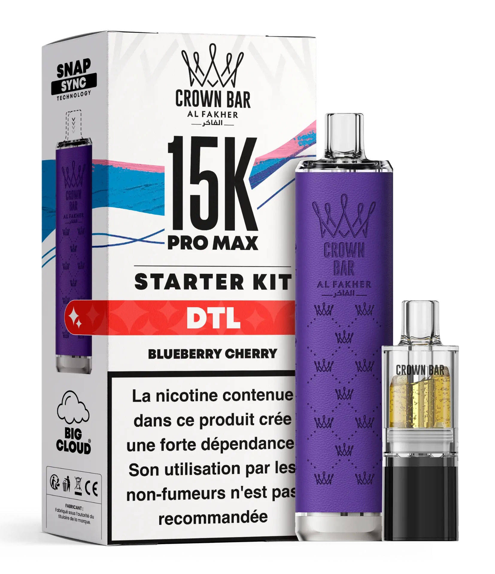 AL FAKHER 15K PRO MAX BLUEBERRY CHERRY