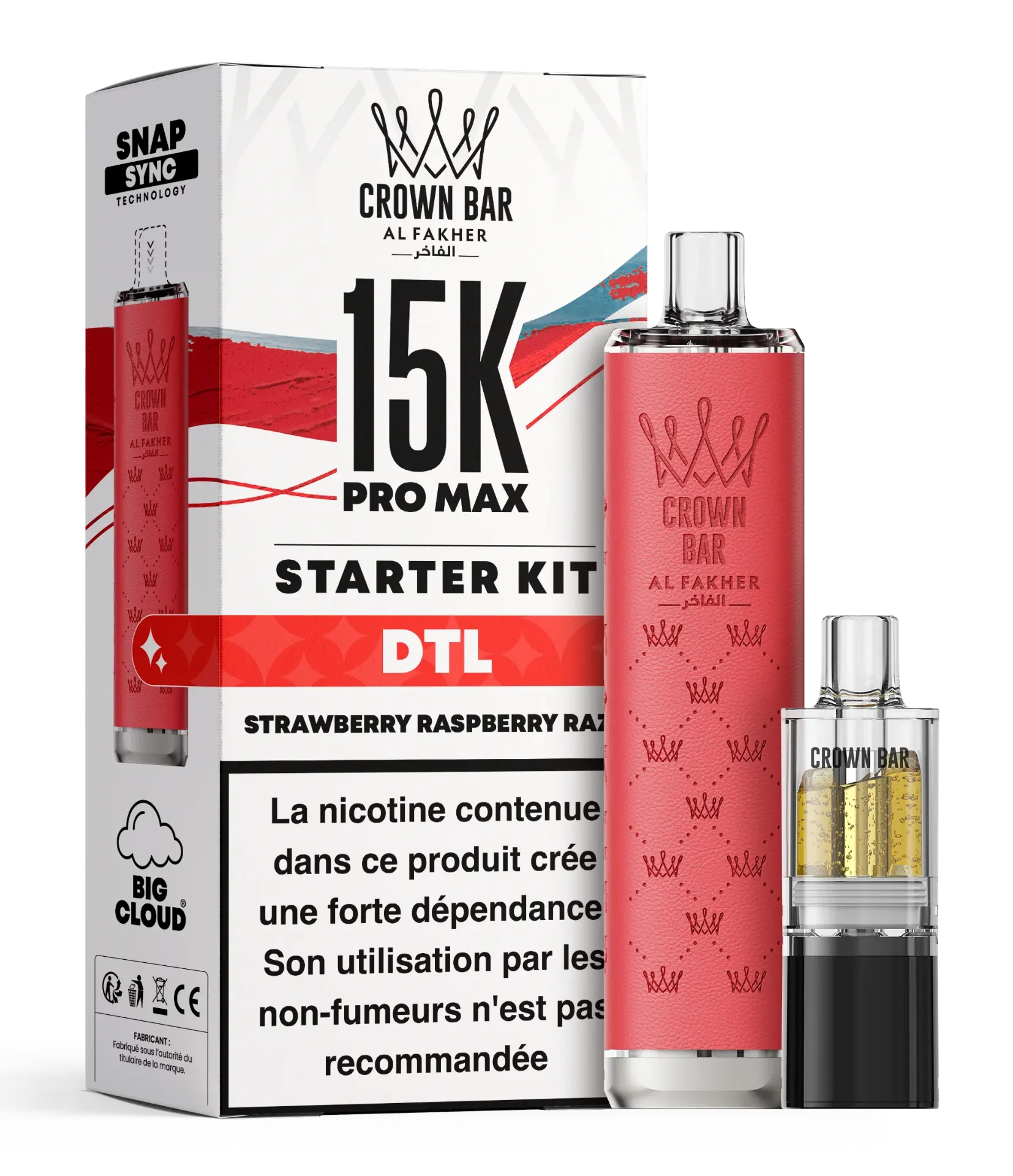 AL FAKHER 15K PRO MAX STRAWBERRY RASPBERRY RAZZ