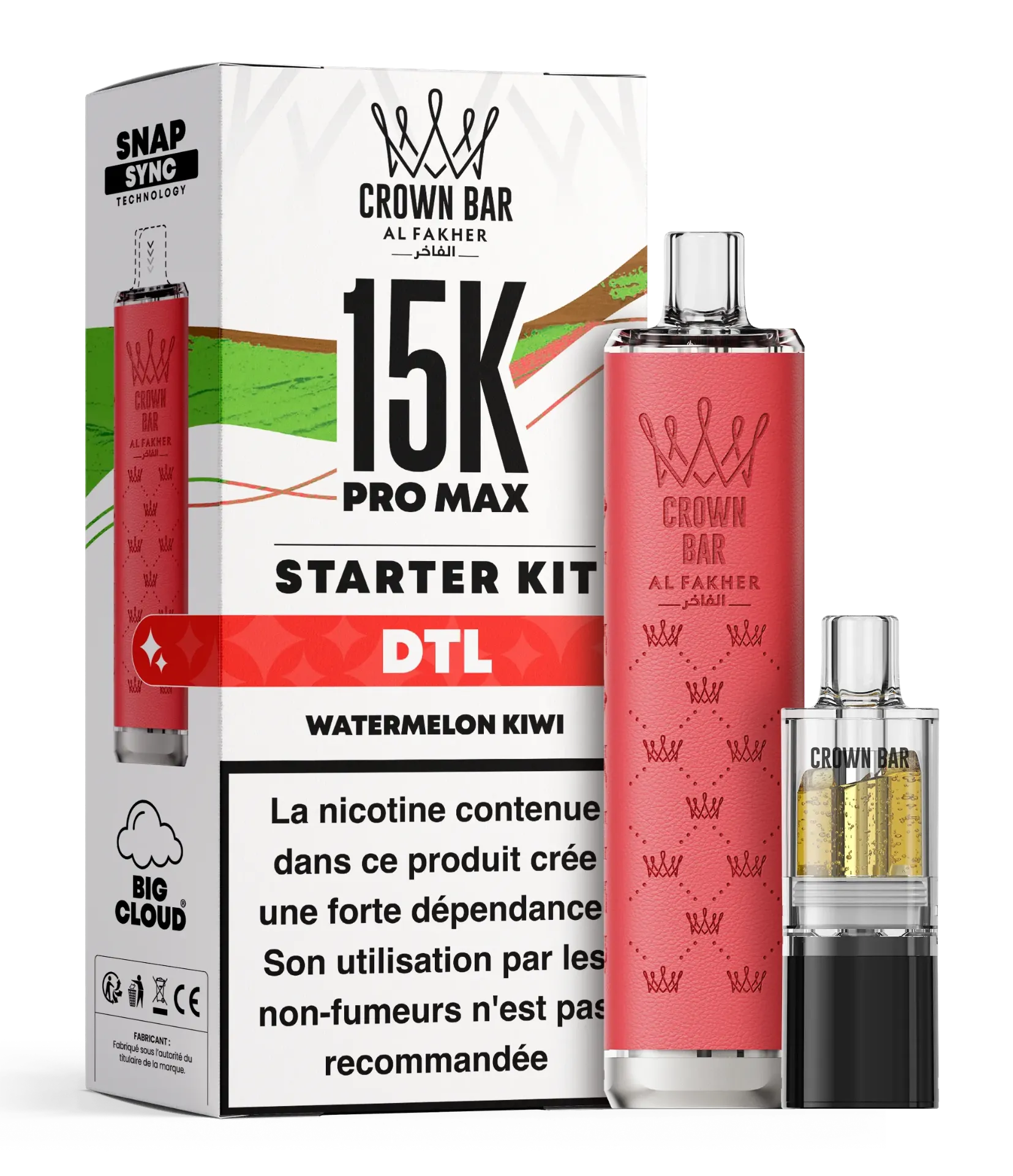 AL FAKHER 15K PRO MAX WATERMELON KIWI